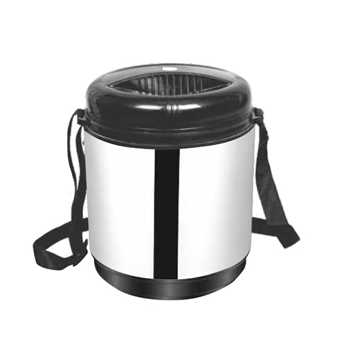 Big Boss Stainless Steel Lunch Box - Capacity: Three Side Containers 200 Ml Each