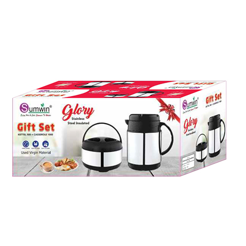 Glory 2 Pcs Gift Set - Color: Black & Silver