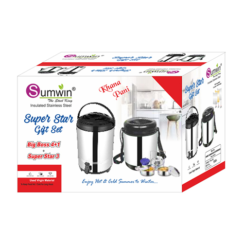 Super Star2 Pcs Gift Set - Color: Black And Silver