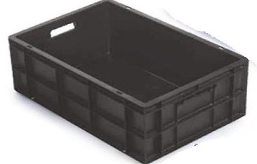 64225 Crate - 600x400x225 mm, 44L Solid Sided Stackable Storage Crate