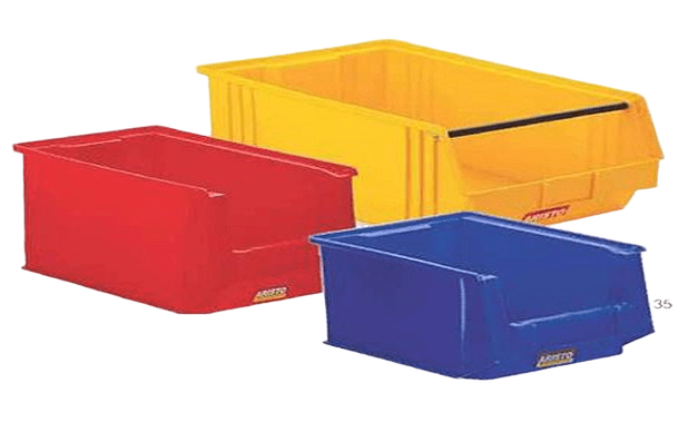 Crate 45 Front Partly Open Storage Bins