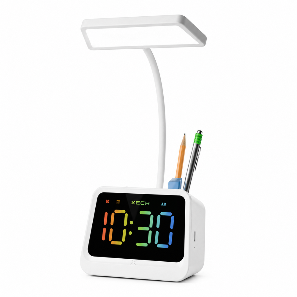 Prism Lamp, Pen stand and digital clock