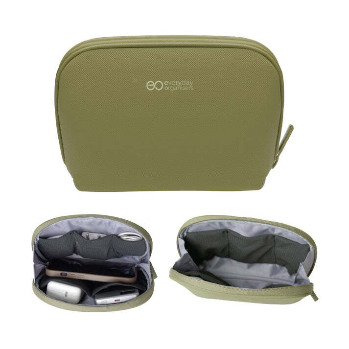 Tech Pouch Water Resistant Organizer - Body Material: Matte Black Metal