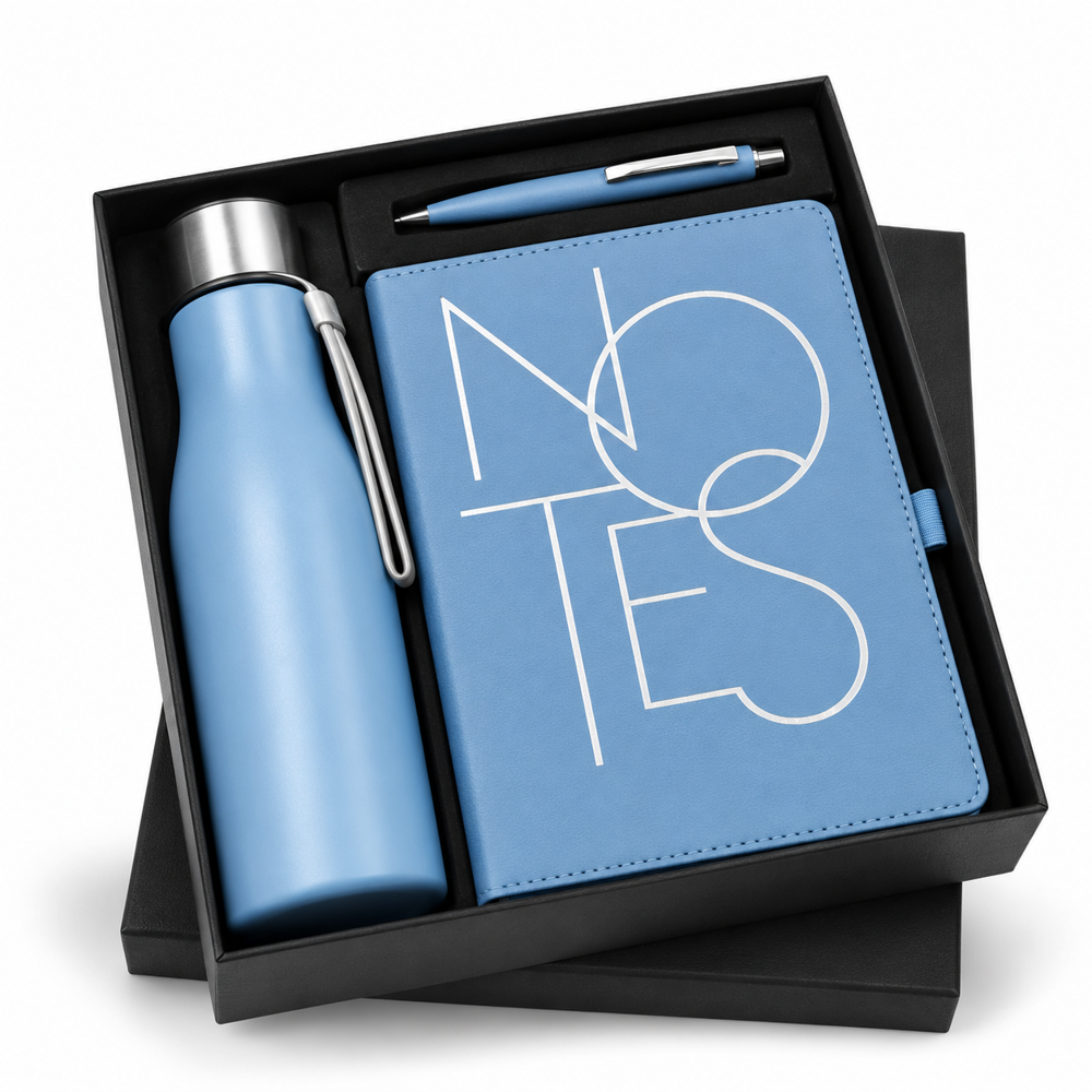 Notes Blue Gift Set Special Diwali Discount - Dimension (L*W*H): 9 X 10 Inch (In)