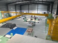 Surgical Cotton Roll Making Processing Line Without Bleaching - Medical Grade Cotton, 4800x1200x1800mm, White/grey | Non-bleaching Process, Plc Control, Touch Screen Hmi, Automated Roll Cutting, Integrated Dust Collection, Heavy-duty Mild Steel Frame