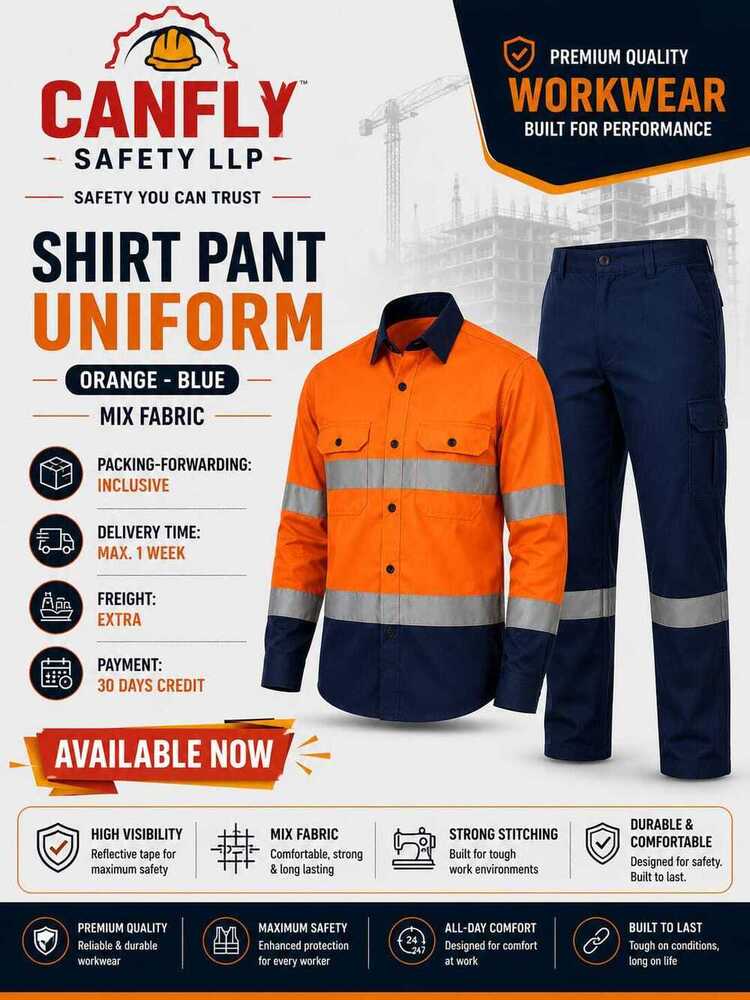 Industrial safety pant shirt