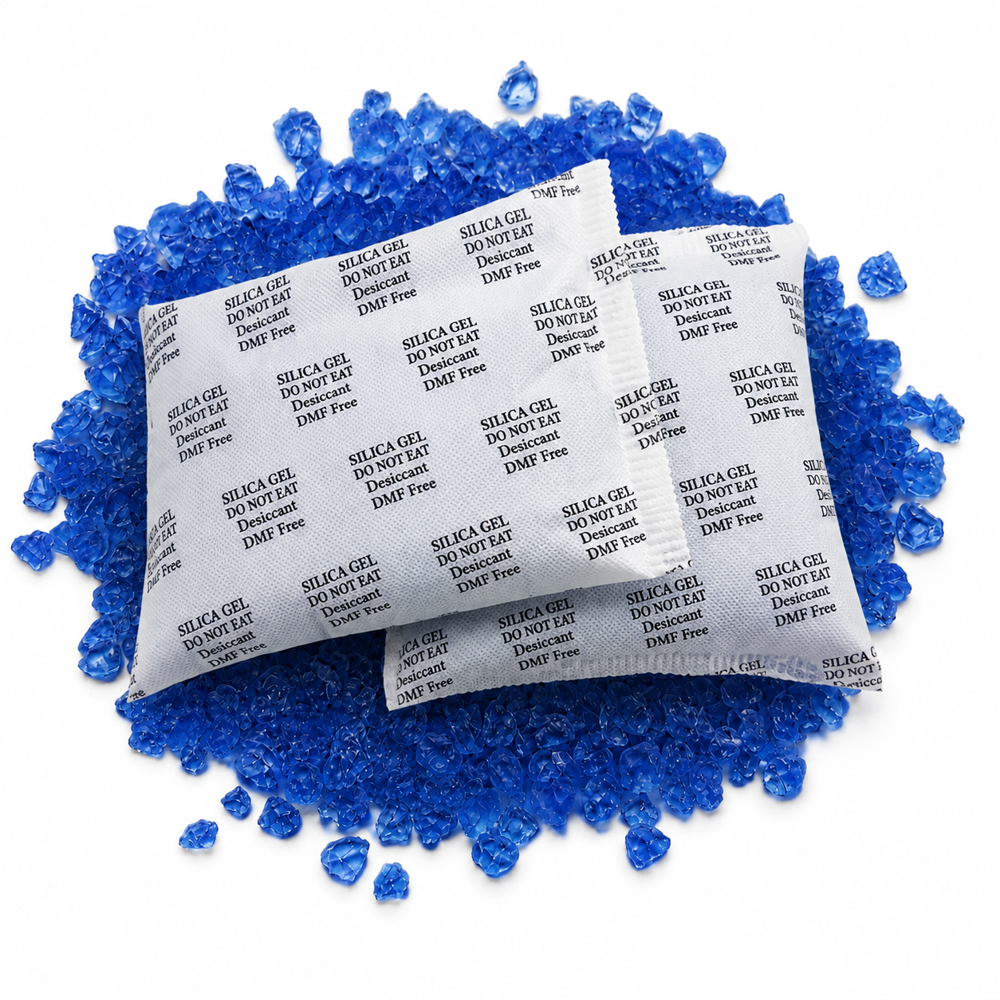 Silicagel Blue Crystal 200 & 250 Gm Pouch
