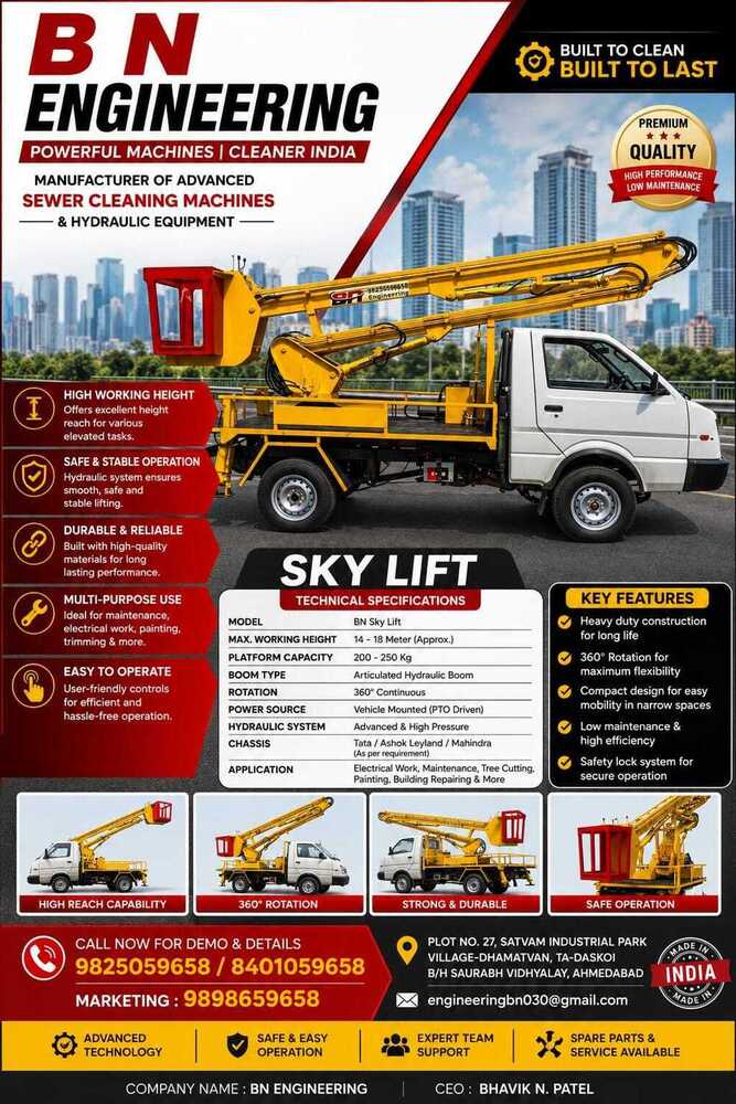 32 Feet Hydraulic Sky Lift