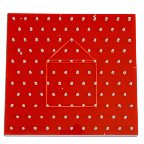 Isometric geoboard