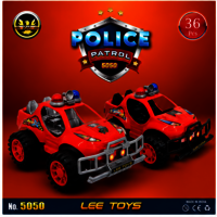 36 Pcs Police Patrol Car 5050