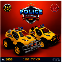 36 Pcs Police Patrol Car 5050
