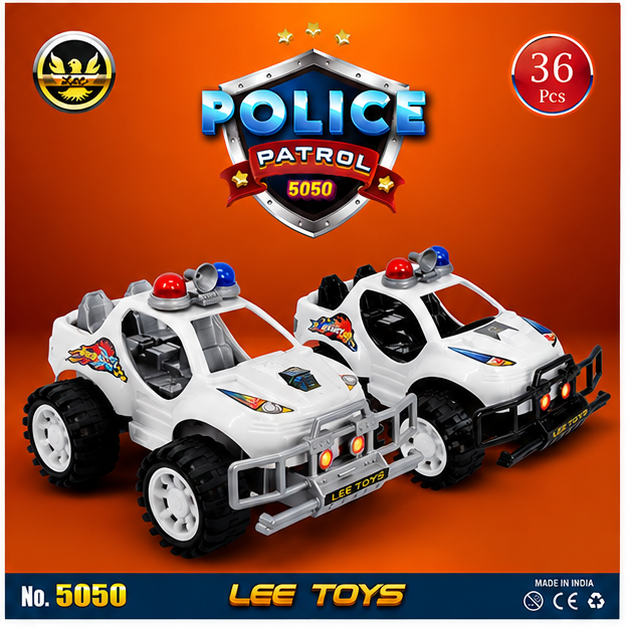 36 Pcs Police Patrol Car 5050