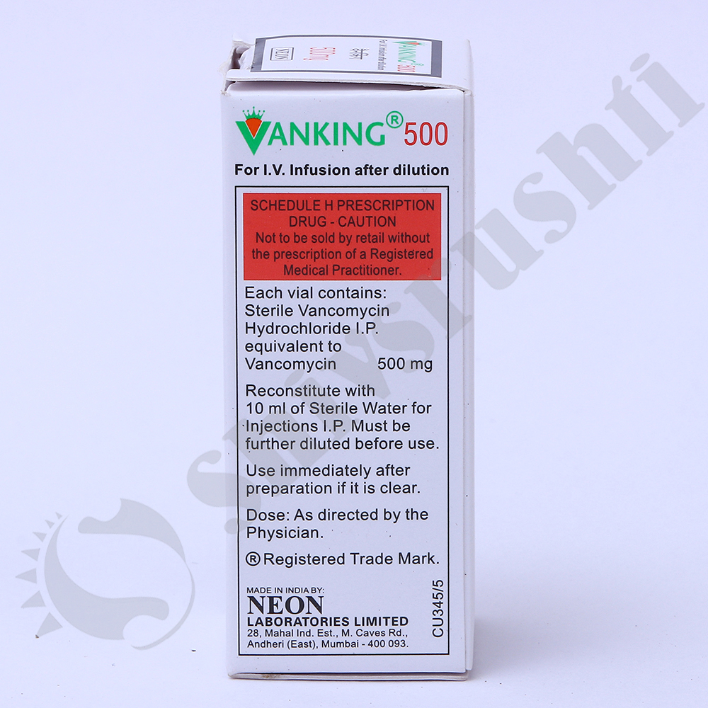 Vanking 500mg - Drug Type: Injection