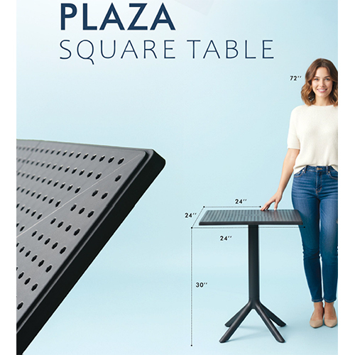 DT 03 Plaza Square Table
