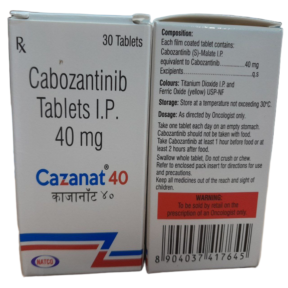 Cazanat 40mg - Cabozantinib Tablets
