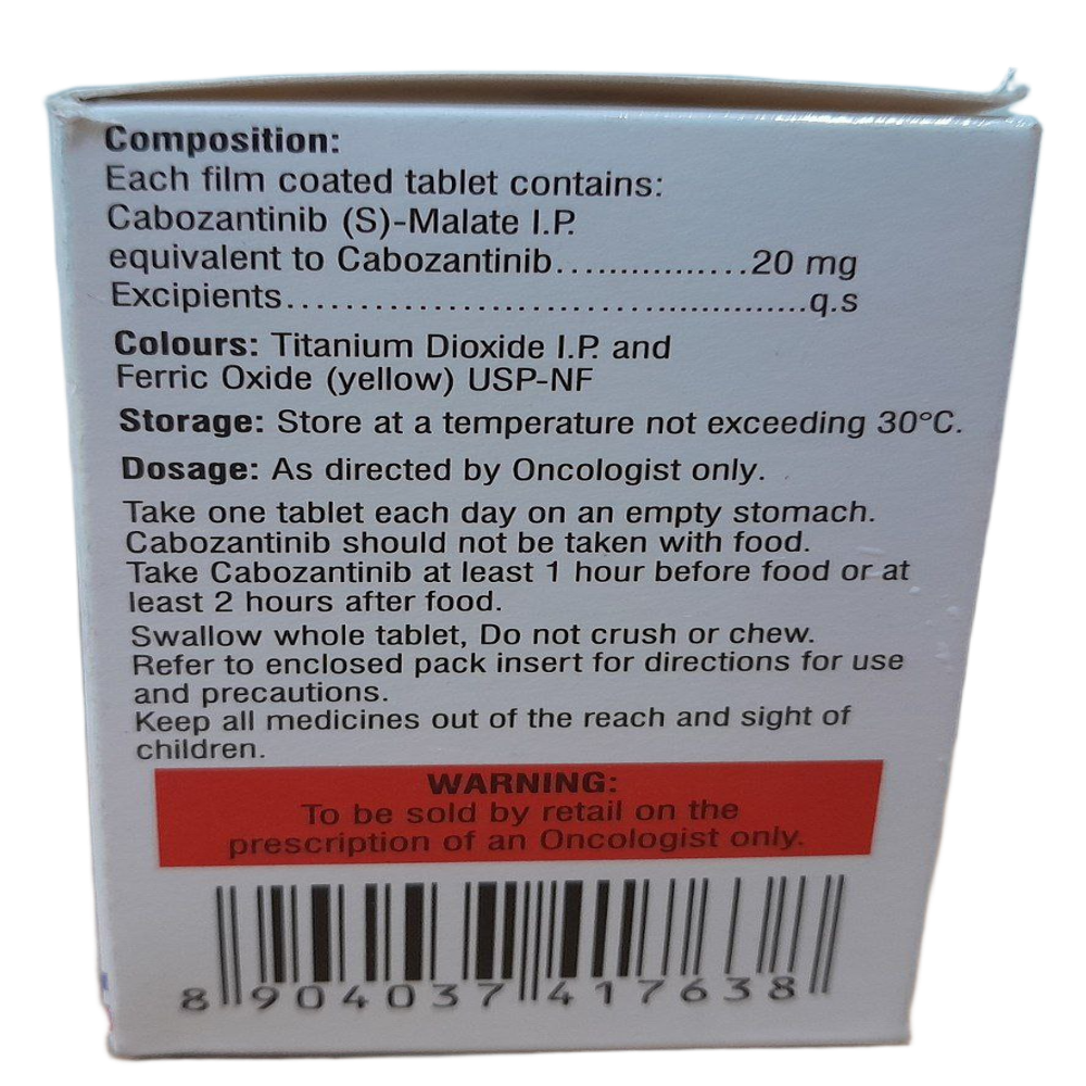 Cazanat 20mg - Cabozantinib Tablets