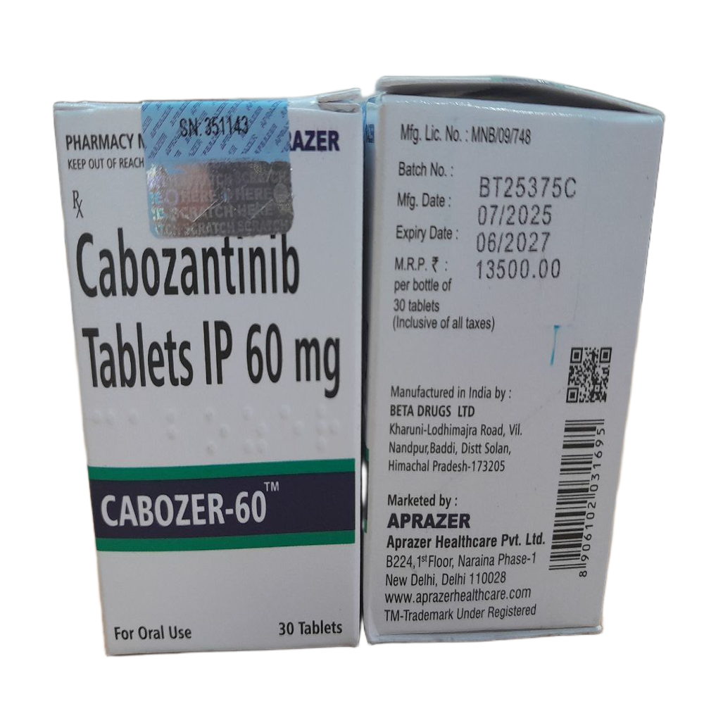 Cabozer 60mg - Cabozantinib Tablets