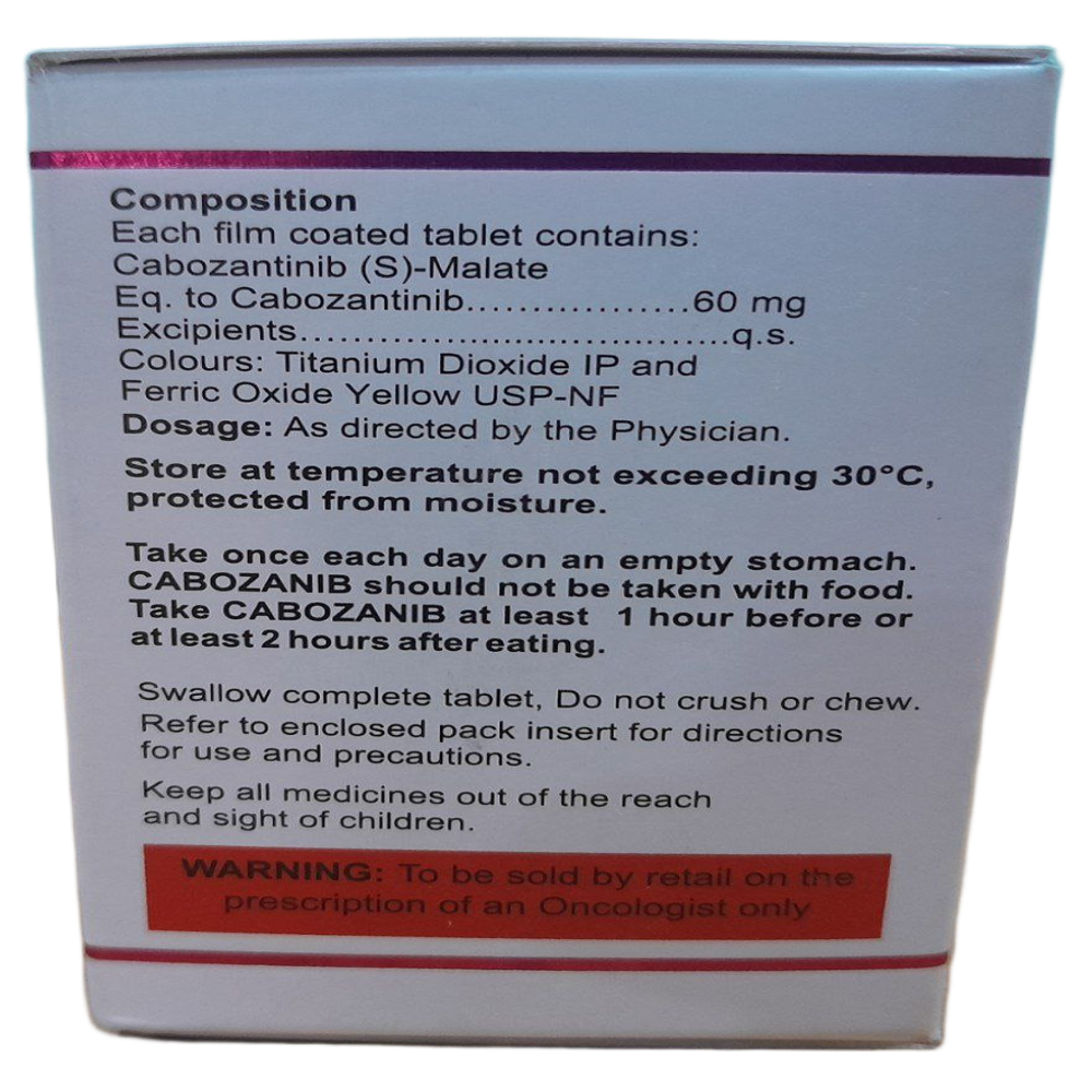Cabozanib 60mg - Cabozantinib Tablets