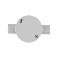 Round 2 Way Pvc Surface Junction Box