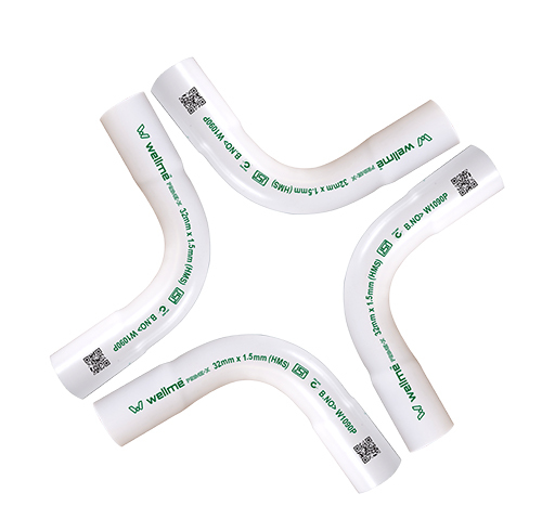 32 X 1.5mm White Color Pipe Bend