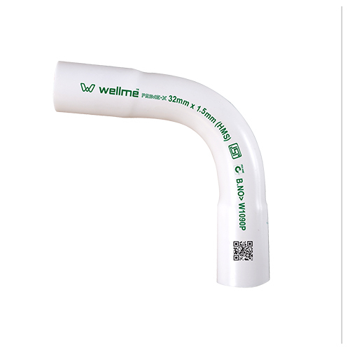 32 X 1.5mm White Color Pipe Bend