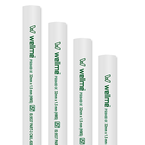 32 X 1.5mm White Color PVC Pipe