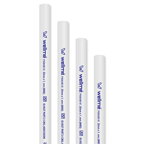 25 X 1mm White Color Pipe