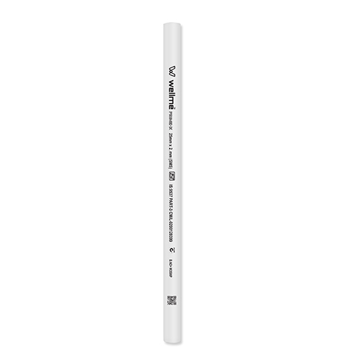 25 X 2mm White Color Pipe