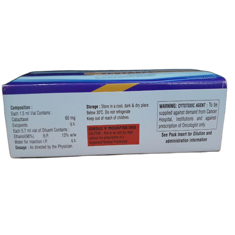 Zevtaxel 60mg - Cabazitaxel Injection