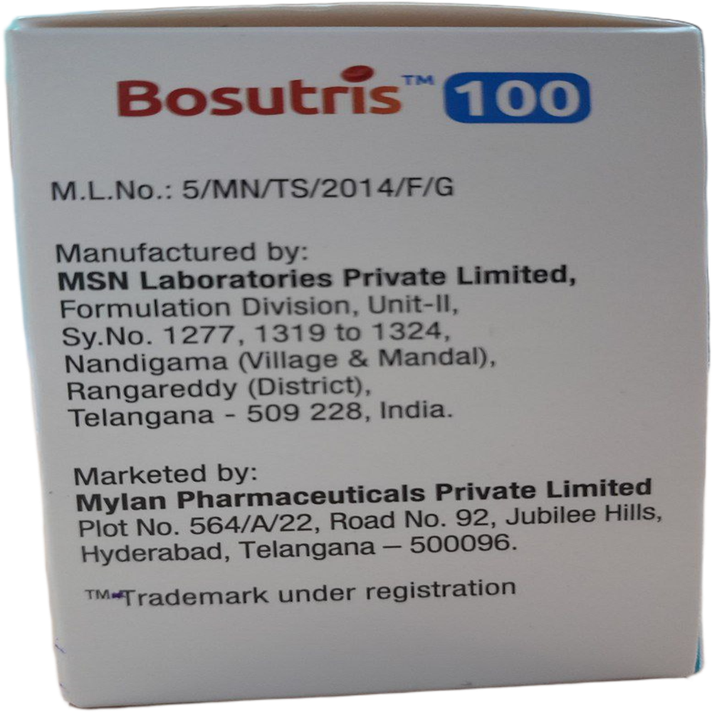 Bosutris 100mg - Bosutinib Tablets