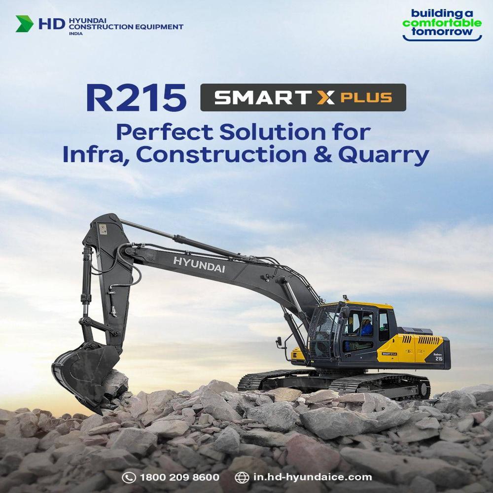R215 Smart X Plus Hydraulic Construction Excavator
