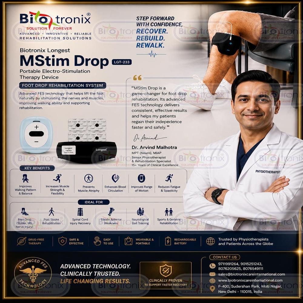 Wearable Foot Lift Stimulator for Neurological Therapy