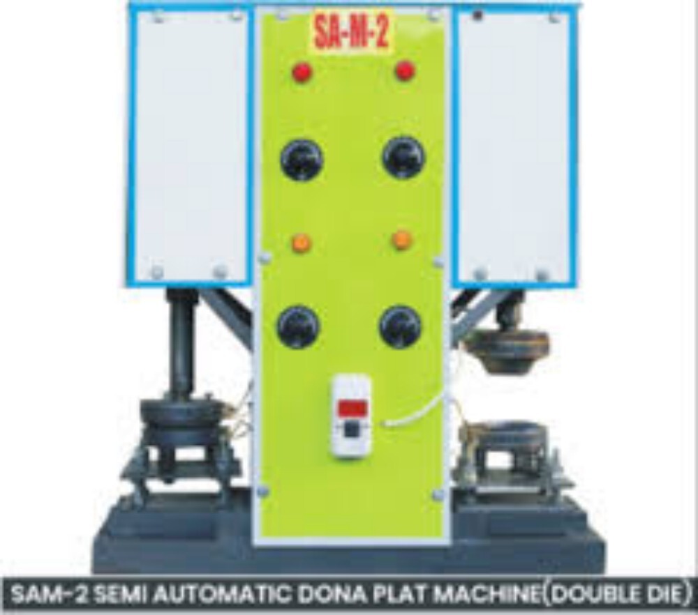 Heavy Duty Semi-Automatic Double Die Dona Making Machine