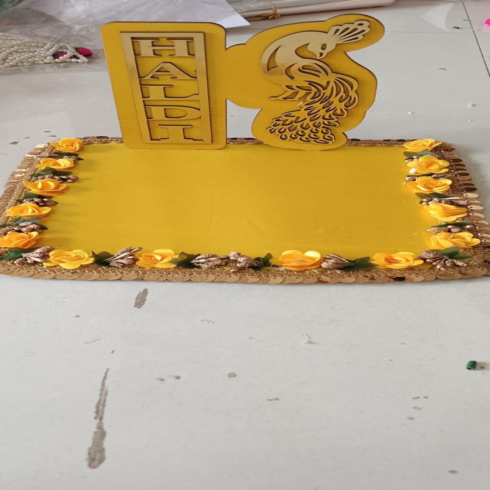 Wedding Vibes Engagement Ring Platter for Wedding Ceremony