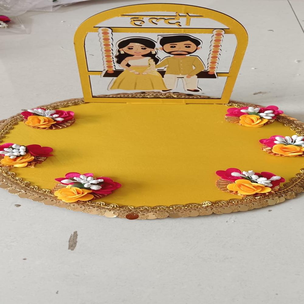 Wedding Vibes Engagement Ring Platter for Wedding Ceremony