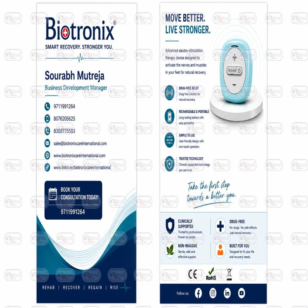 Foot Drop Therapy System for Improved Balance and Stability
