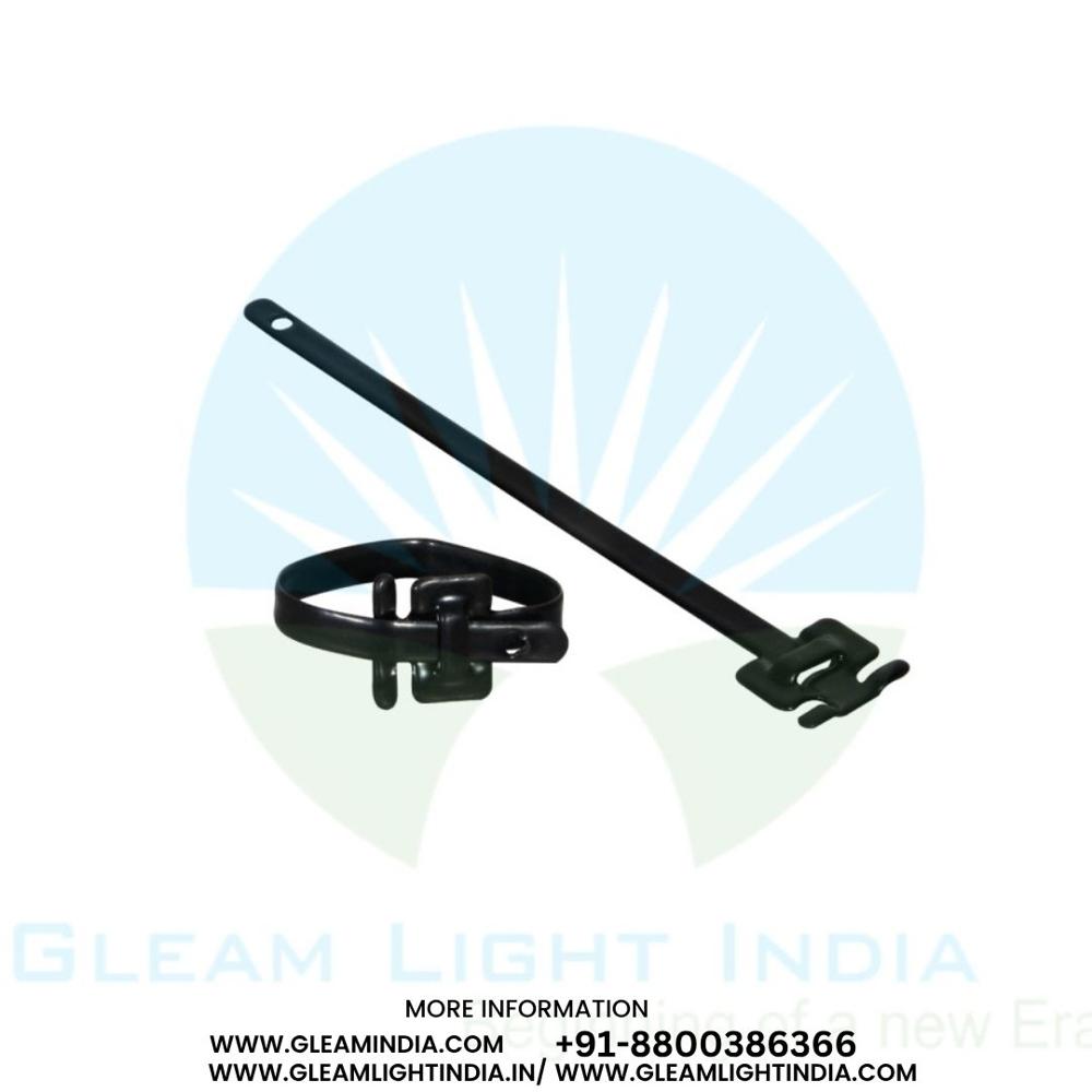 Pvc Coated Ss Cable Tie - Stainless Steel With Pvc Coating, Black Color | Durable Uv And Chemical Resistant, Self-locking For Adjustable Fastening