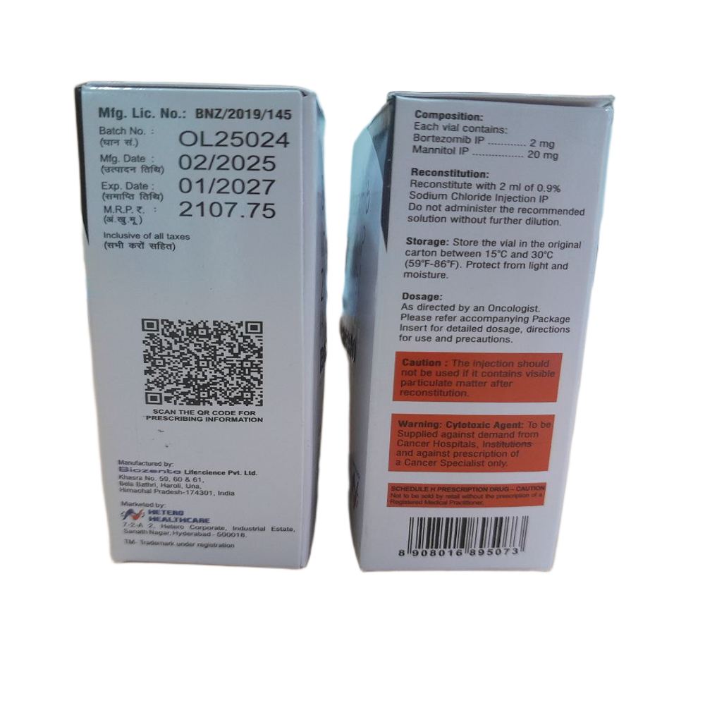Bortero 2mg - Bortezomib Injection