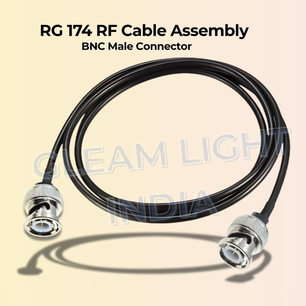 Cable Assembly RG174 in BNC M to BNC M