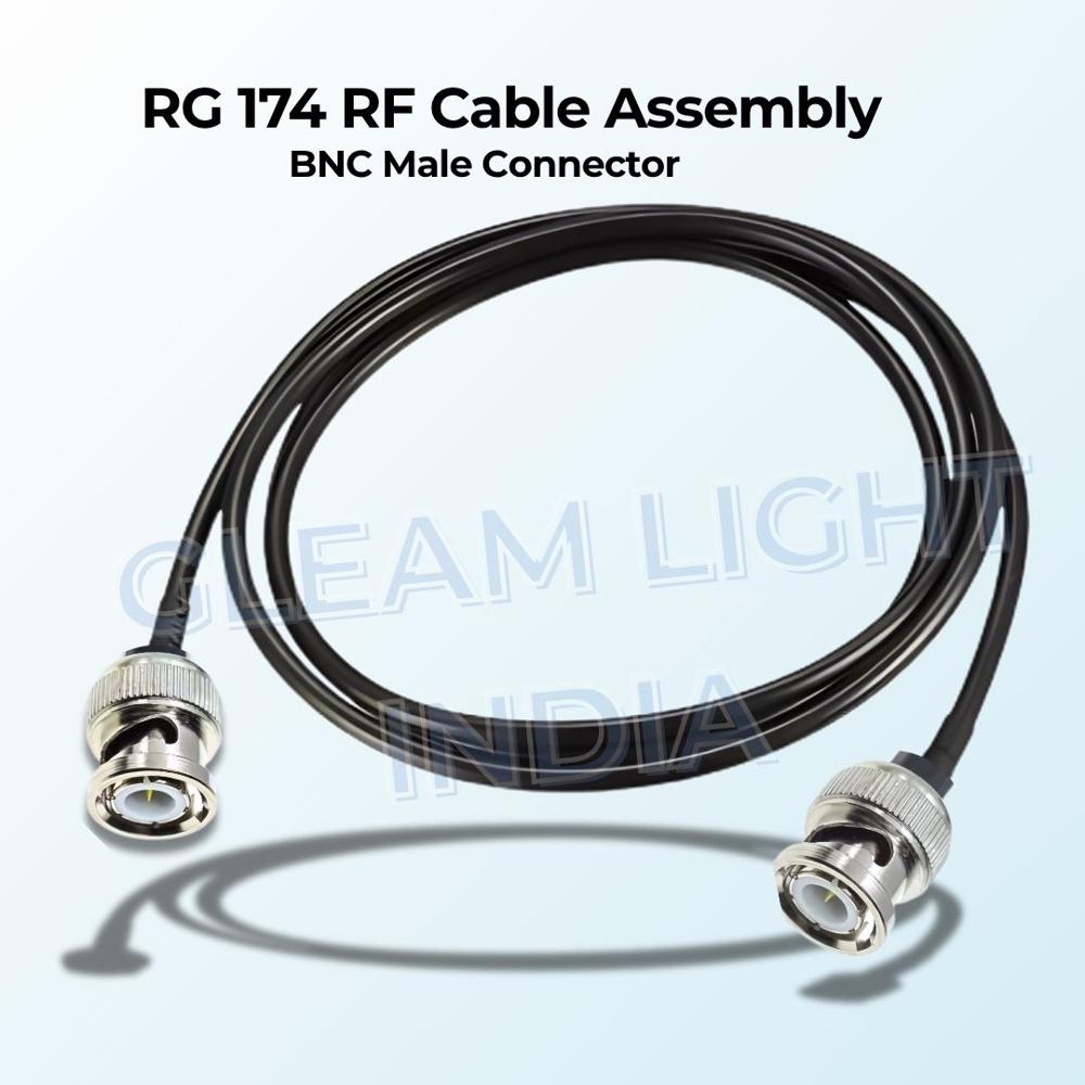 Cable Assembly RG174 in BNC M to BNC M