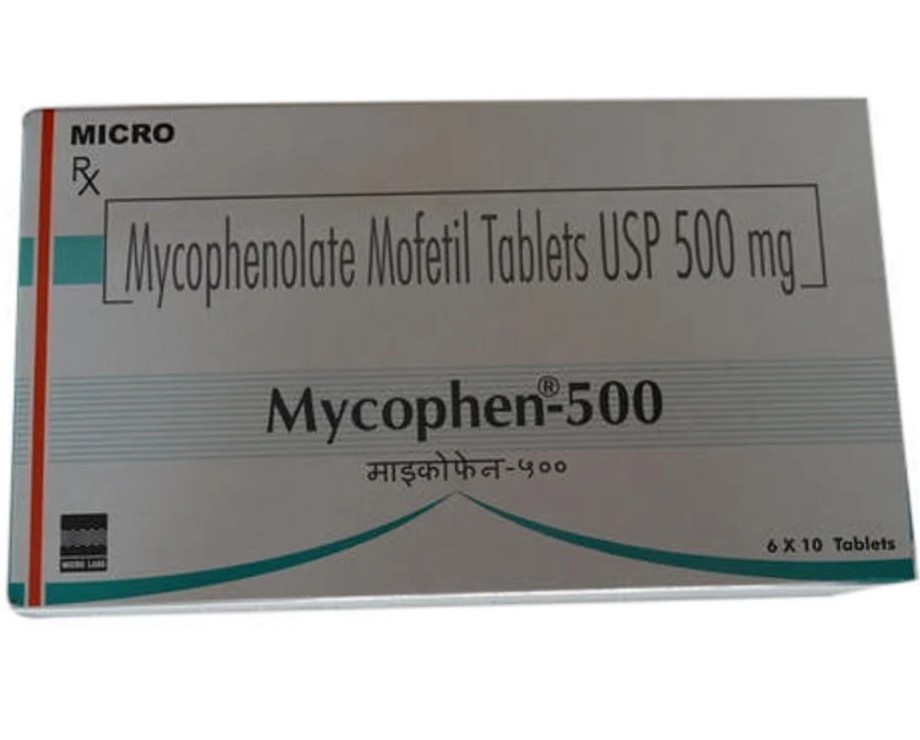 Mycophenolate Mofetil Tablets Usp 500mg - Dosage Form: Solid Oral Dosage Form (Tablet)