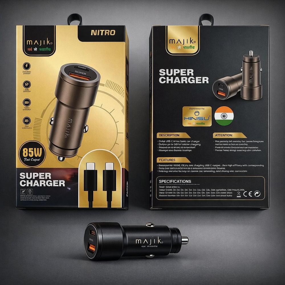 Majik Nitro Car Charger - Feature: Quick Charging