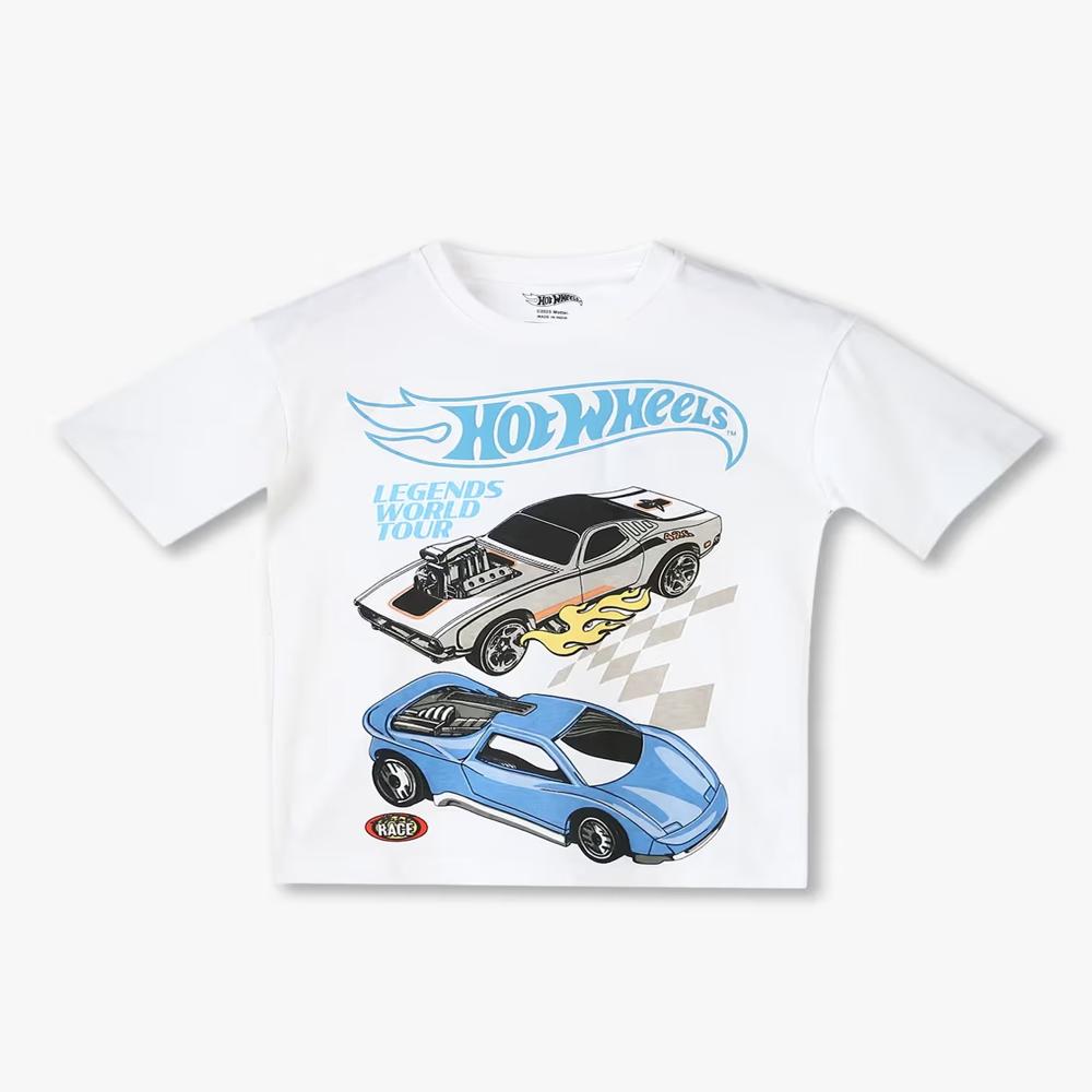 B16622 | Hot WHeeLS Boys Printed T-Shirt