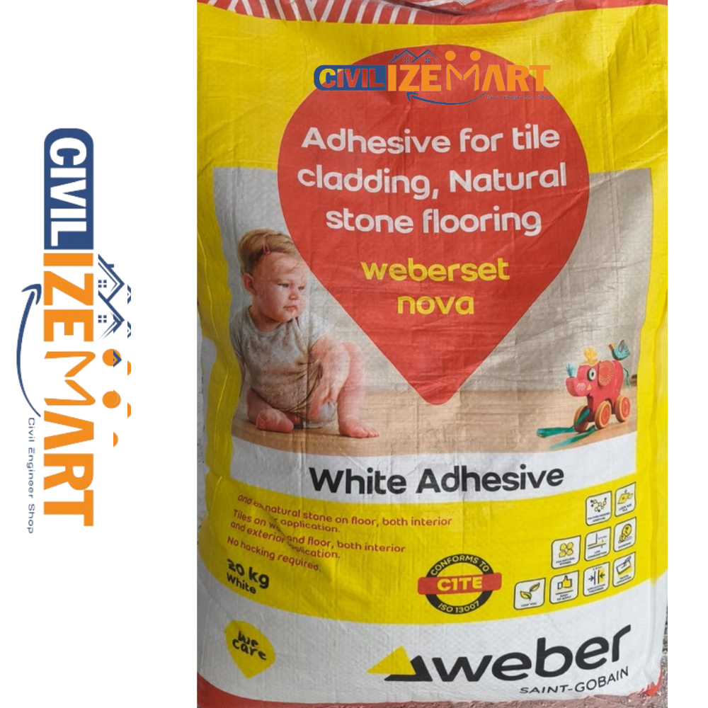 Weberset Nova White Tile Adhesive