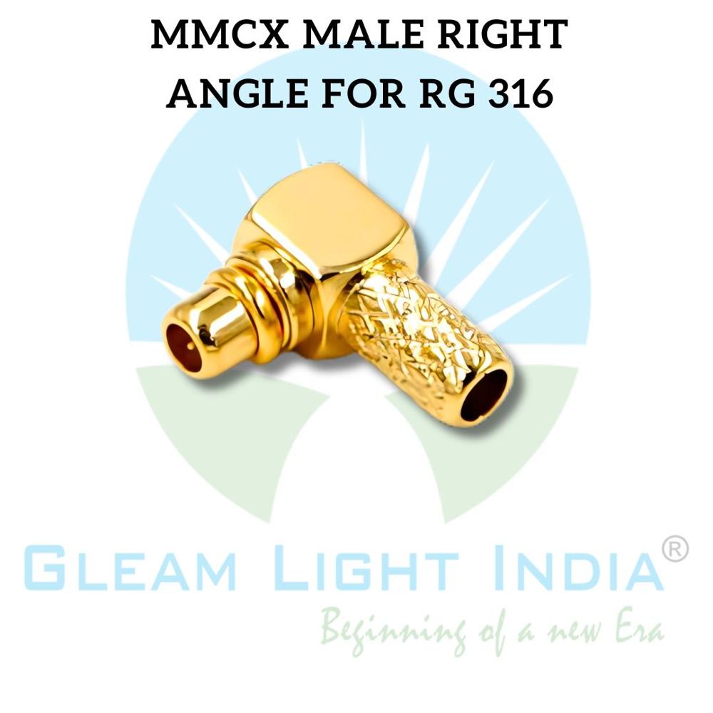 MMCX Male Right Angle For RG 316