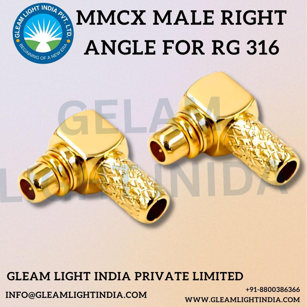 MMCX Male Right Angle For RG 316