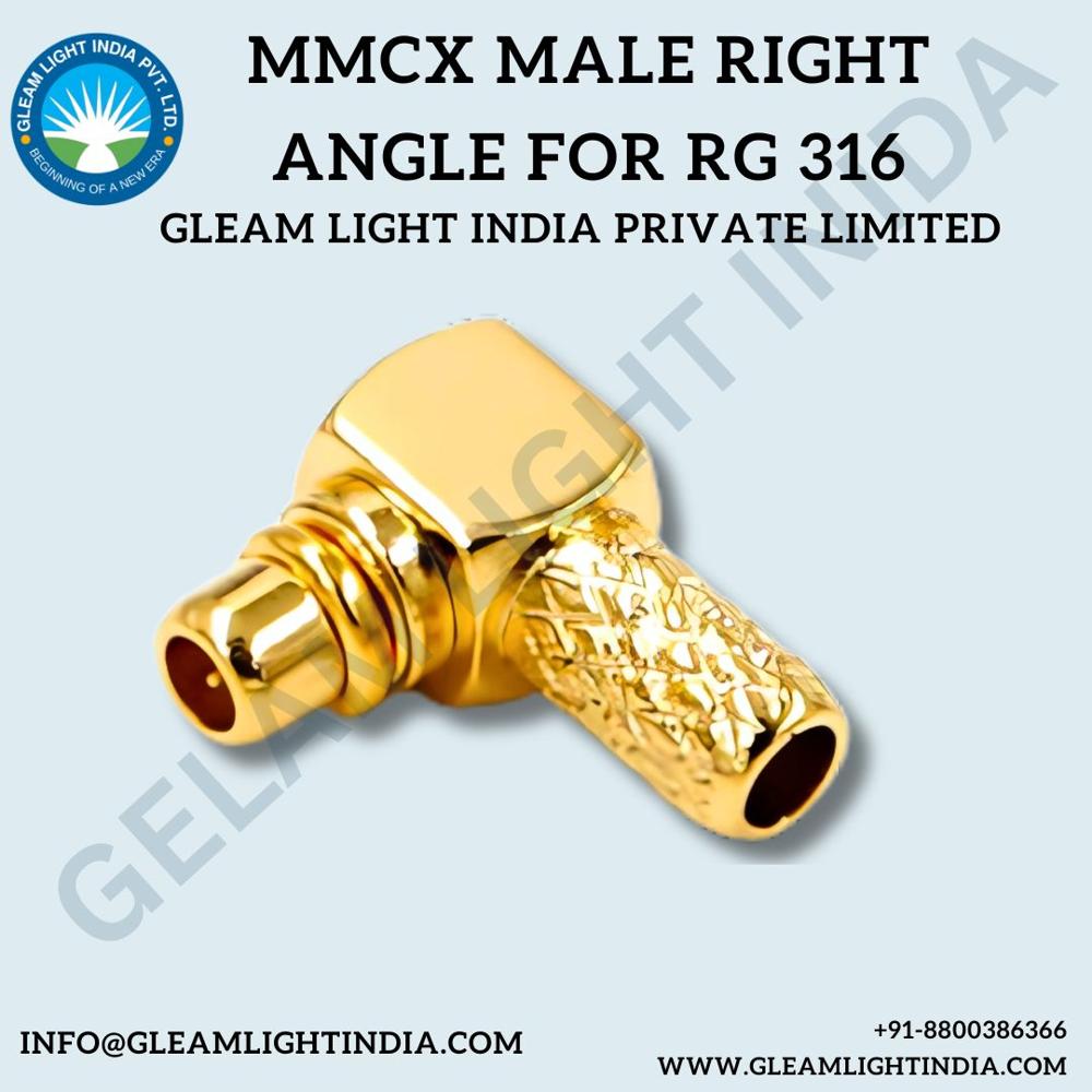 MMCX Male Right Angle For RG 316