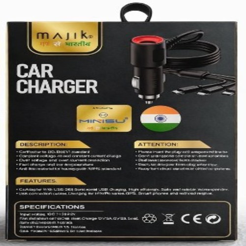 MAJIK DRIFT 3in1 CAR CHARGER