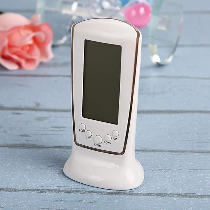 Multi-function Digital Lcd Alarm Clock With Calendar, Thermometer & Backlight - Battery Capacity: Aaa Battery Operated Milliampere-hour (Mah)