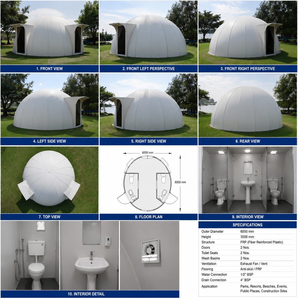 FRP Dome Shelters